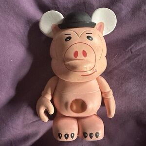 DISNEY Pixar Vinylmation 3" Park Set 1 Toy Story Chaser Evil Pig Porkchop